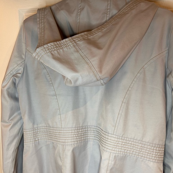 Esprit - Woman’s Trench Coat Blue Grey US L - Picture 3 of 5